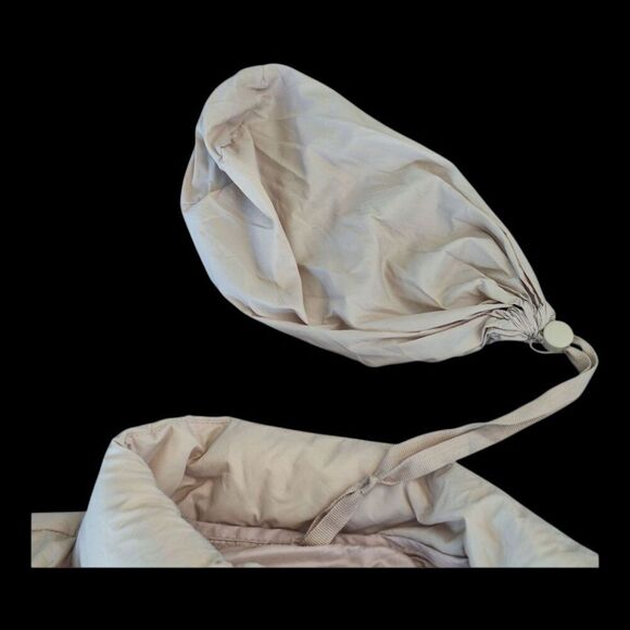 Love Tree Ultra Light Travel Packable Puffer Vest Women's Juniors L Khaki Zip Up - Picture 16 of 16